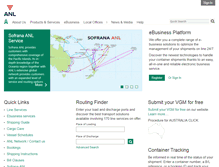 Tablet Screenshot of anl.com.au